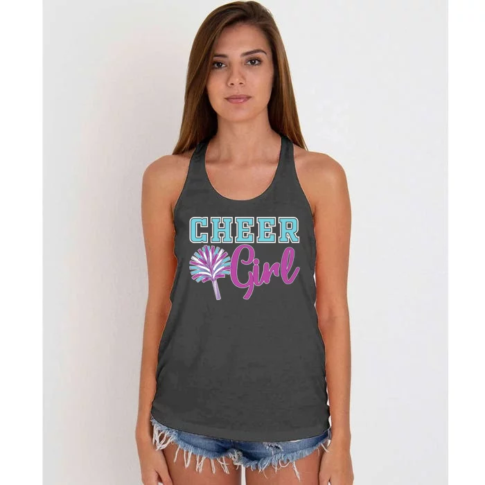 Cheerleader Practice Cheer Girl Wo Cheering Cheerleading Women's Knotted Racerback Tank