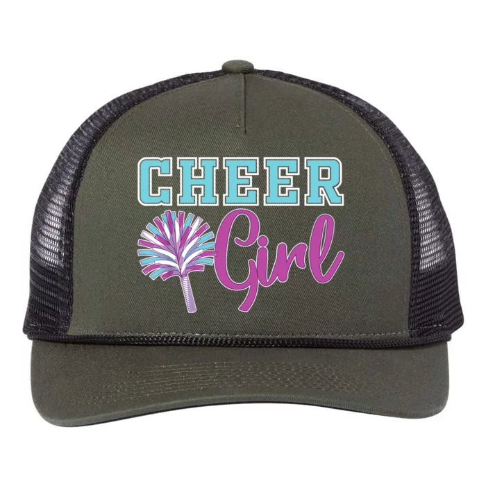 Cheerleader Practice Cheer Girl Wo Cheering Cheerleading Retro Rope Trucker Hat Cap