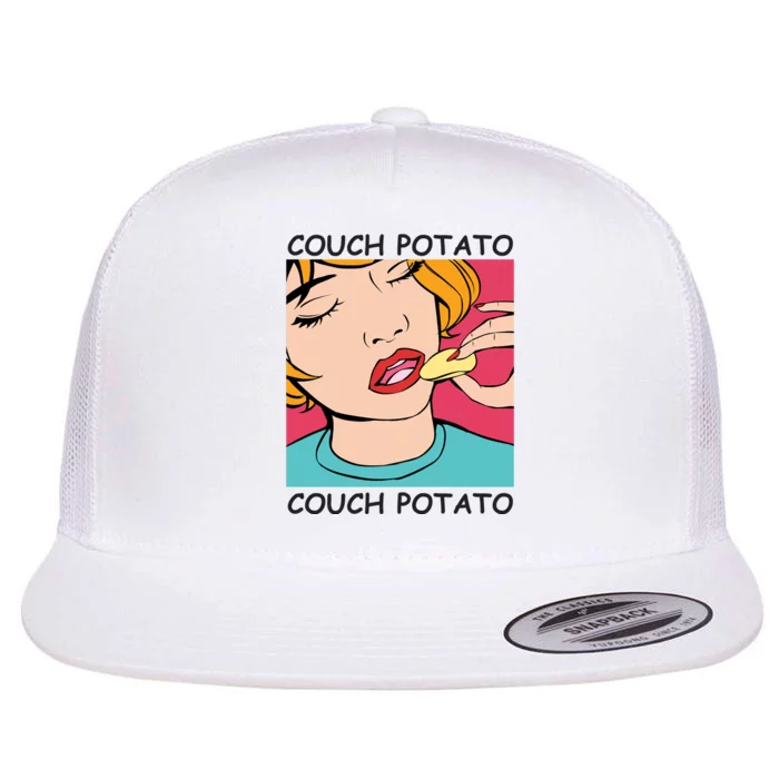 Couch Potato Flat Bill Trucker Hat