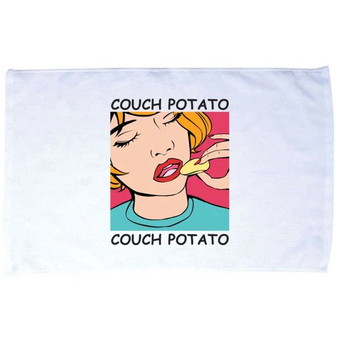 Couch Potato Microfiber Hand Towel