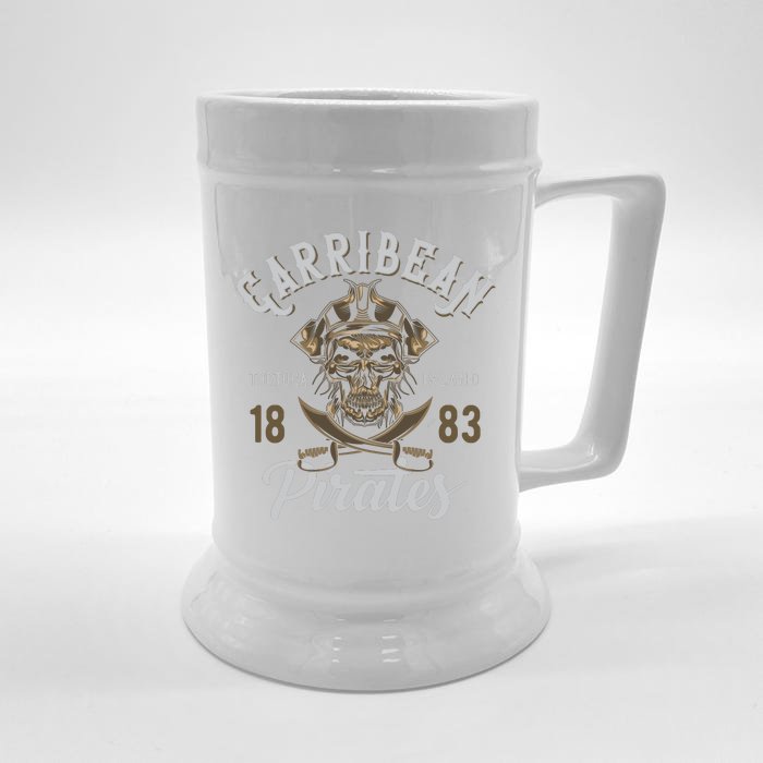 Carribean Pirates Front & Back Beer Stein