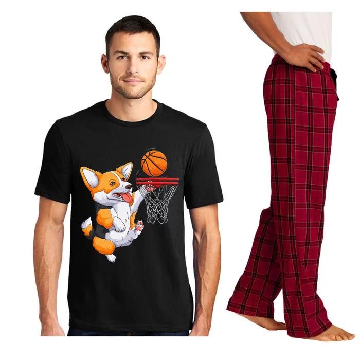 Corgi puppy Corgi Basketball for Pet Lovers Pajama Set