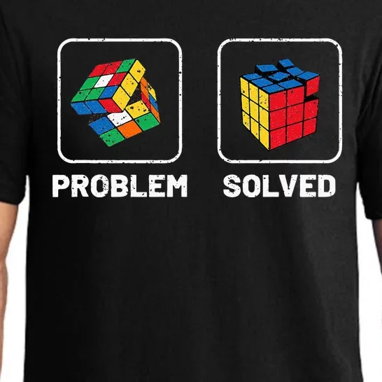 Competitive Puzzle Cube Problem Solved Speed Cubing Pajama Set