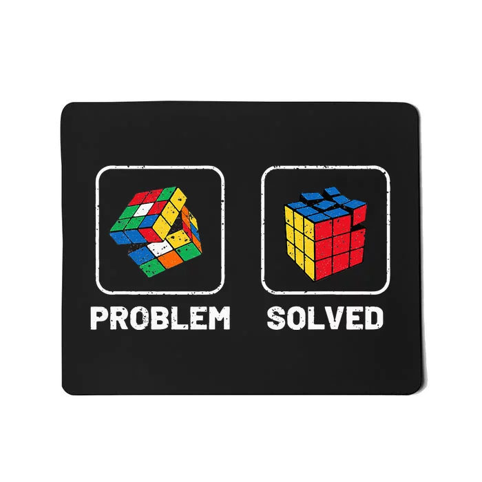 Competitive Puzzle Cube Problem Solved Speed Cubing Mousepad