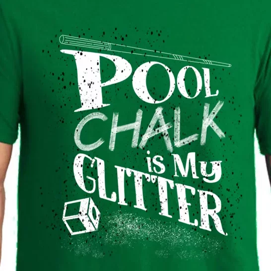 Cute Pool Chalk Is My Funny Billiard Players Game Gift Pajama Set