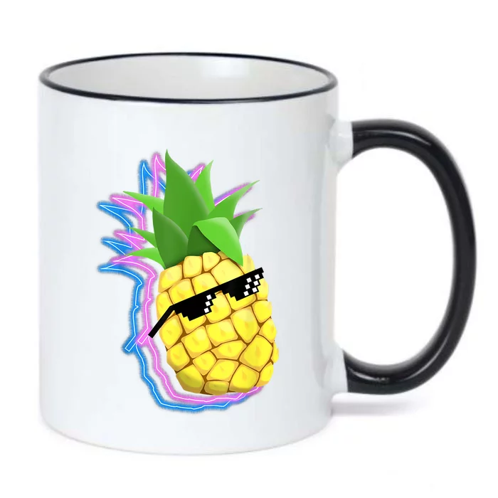 Cool Pineapple Black Color Changing Mug