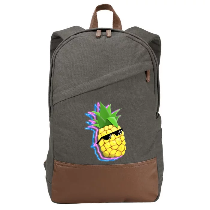 Cool Pineapple Cotton Canvas Backpack