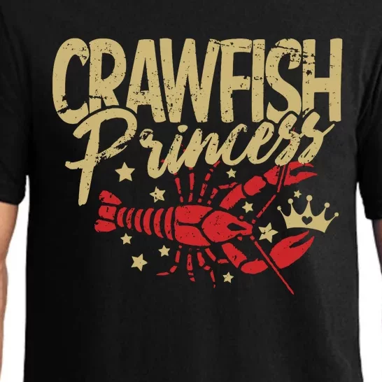 Crawfish Princess Cajun Boil Crayfish Party Wo Girl Pajama Set