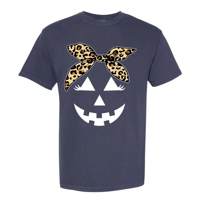 Cheetah Pumpkin Cute Halloween Garment-Dyed Heavyweight T-Shirt