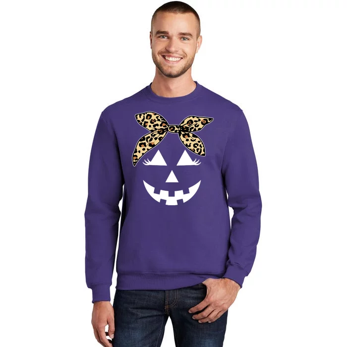 Cheetah Pumpkin Cute Halloween Sweatshirt