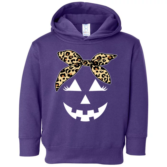 Cheetah Pumpkin Cute Halloween Toddler Hoodie