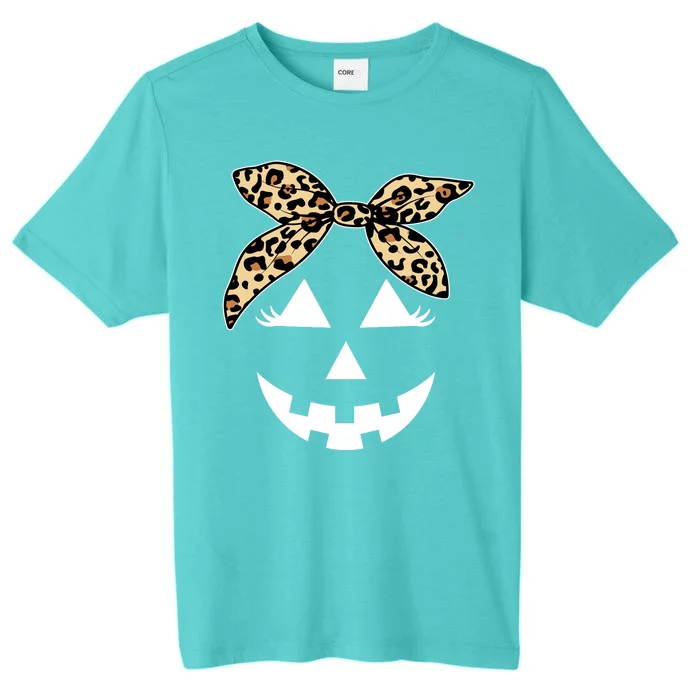 Cheetah Pumpkin Cute Halloween ChromaSoft Performance T-Shirt