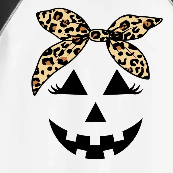 Cheetah Pumpkin Cute Halloween Toddler Fine Jersey T-Shirt