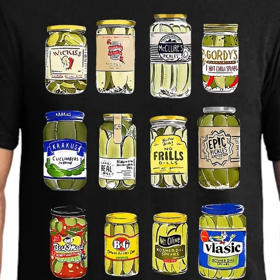 Canned Pickles Canning Season Pickle Jar Lovers Pajama Set