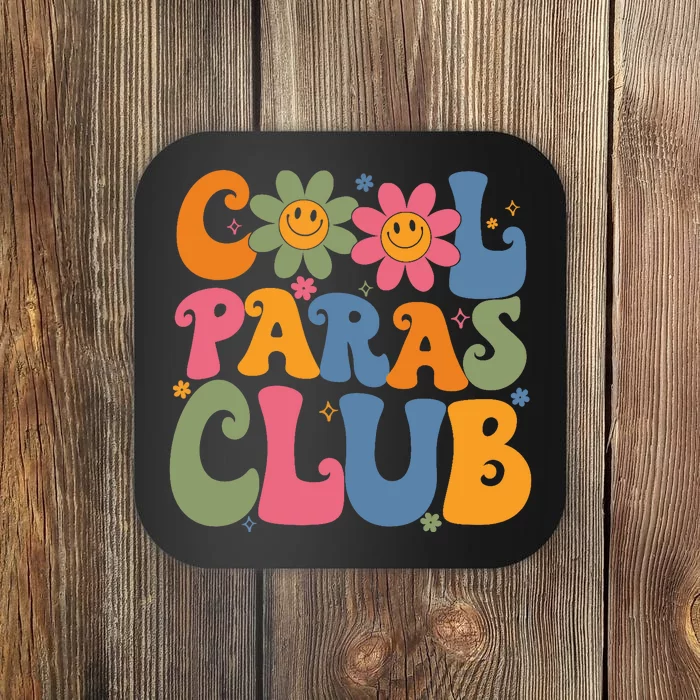 Cool Paras Club Paraprofessional Paraeducator Back To School Coaster