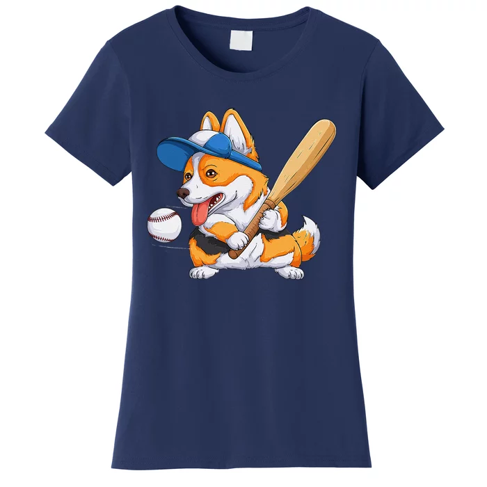 Corgi Puppy Corgi Baseball For Pet Lovers Women Women's T-Shirt