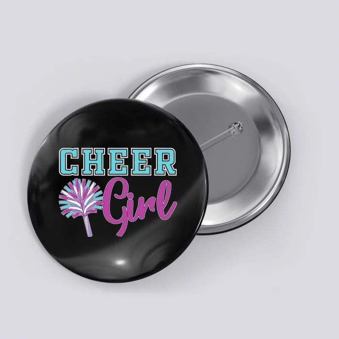 Cheerleader Practice Cheer  Cheering Cheerleading Button