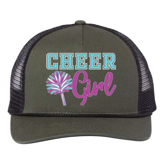 Cheerleader Practice Cheer  Cheering Cheerleading Retro Rope Trucker Hat Cap