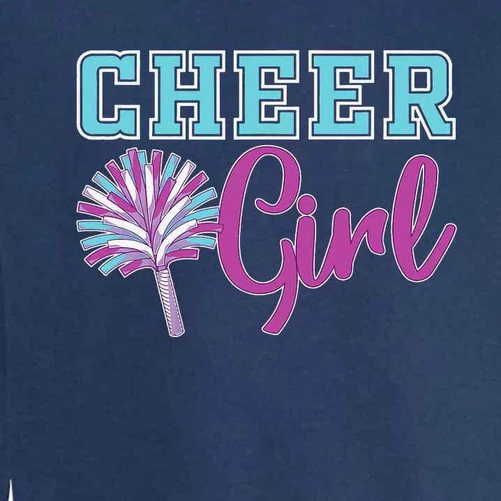 Cheerleader Practice Cheer  Cheering Cheerleading Garment-Dyed Sweatshirt