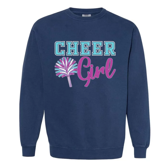 Cheerleader Practice Cheer  Cheering Cheerleading Garment-Dyed Sweatshirt