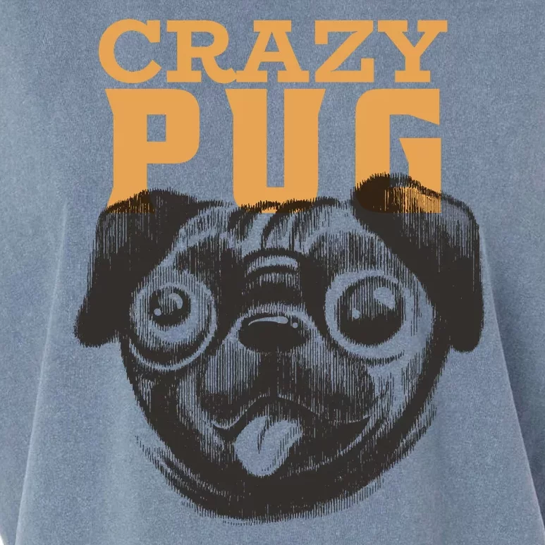 Crazy Pug Garment-Dyed Women's Muscle Tee