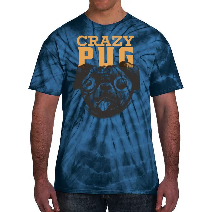 Crazy Pug Tie-Dye T-Shirt