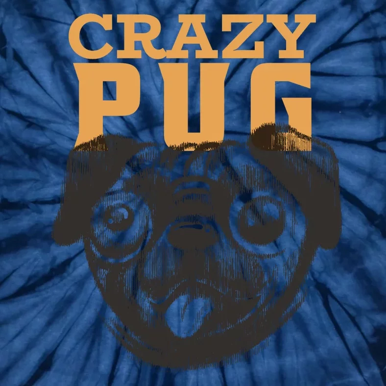 Crazy Pug Tie-Dye T-Shirt