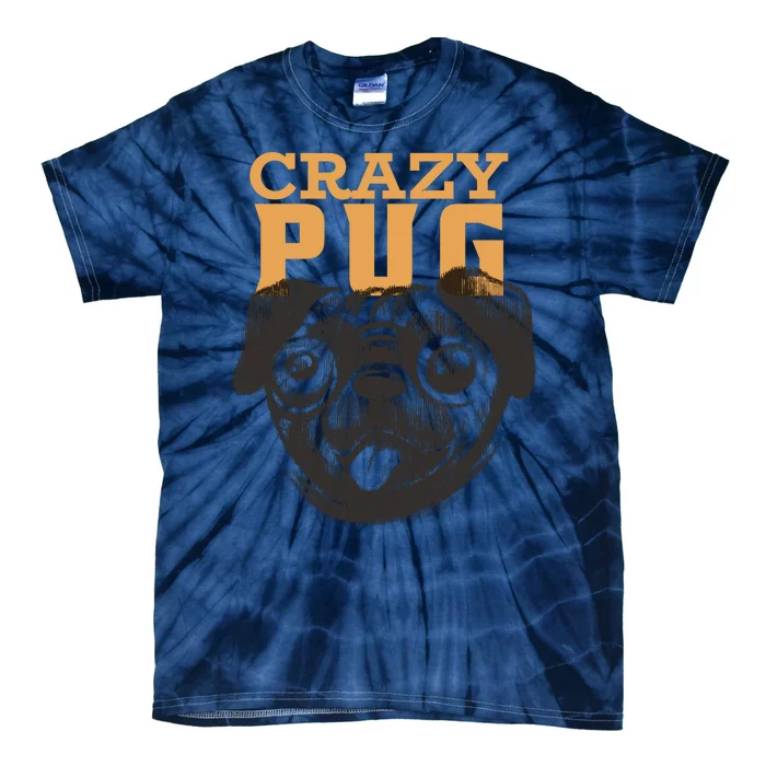 Crazy Pug Tie-Dye T-Shirt