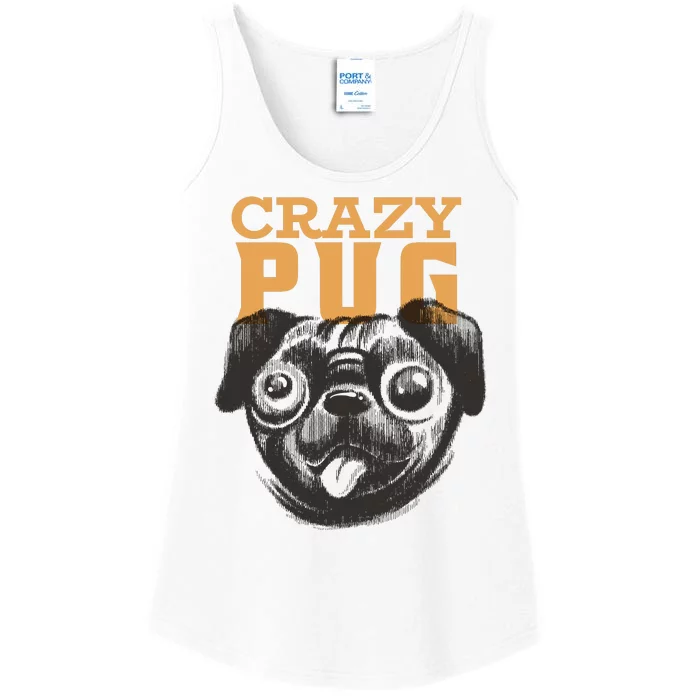 Crazy Pug Ladies Essential Tank