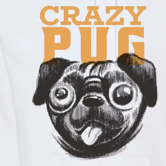 Crazy Pug Premium Hoodie