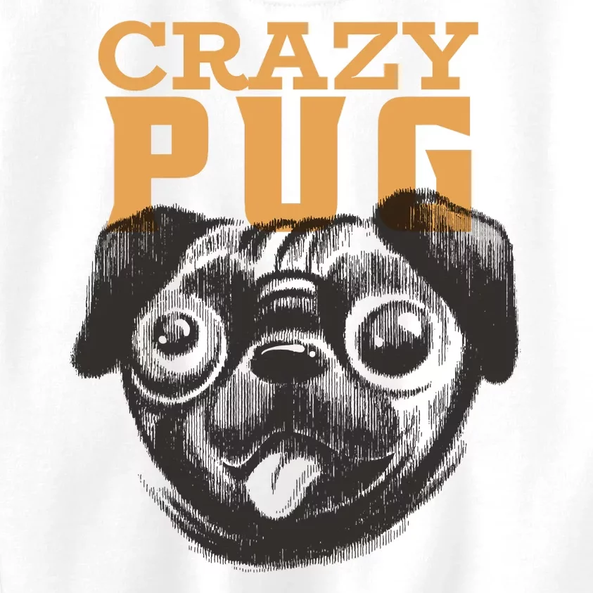 Crazy Pug Kids Sweatshirt