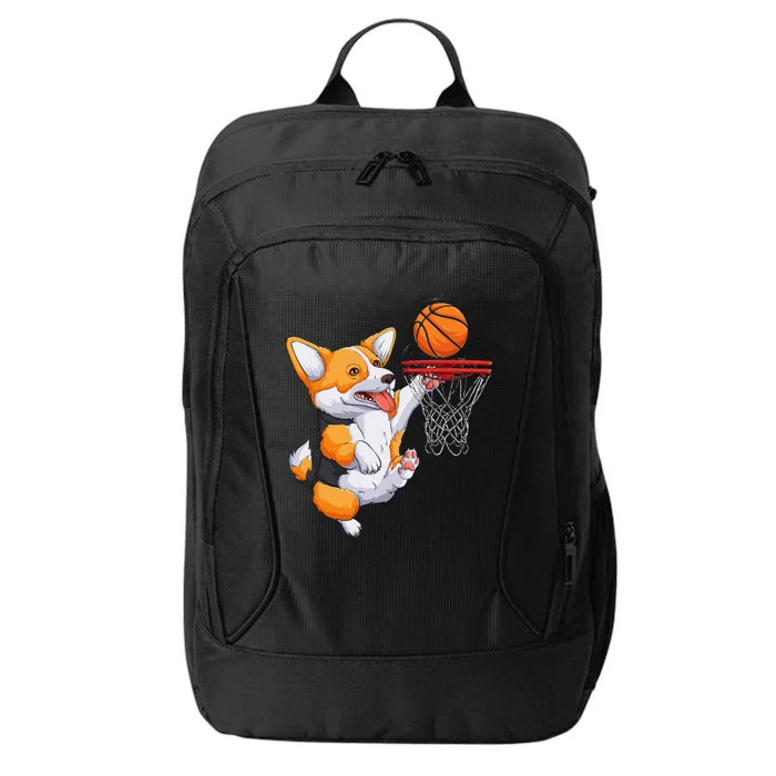 Corgi Puppy Corgi Basketball For Pet Lovers Women City Backpack