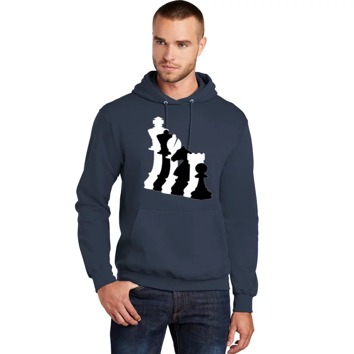 Chess Pieces, Chess Lover, Titled Chess Player, Chess Master Hoodie