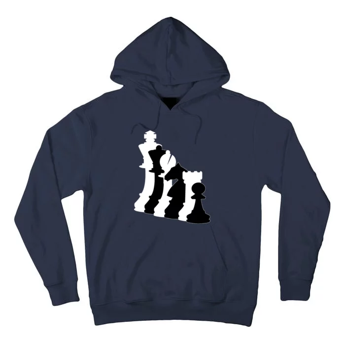 Chess Pieces, Chess Lover, Titled Chess Player, Chess Master Tall Hoodie