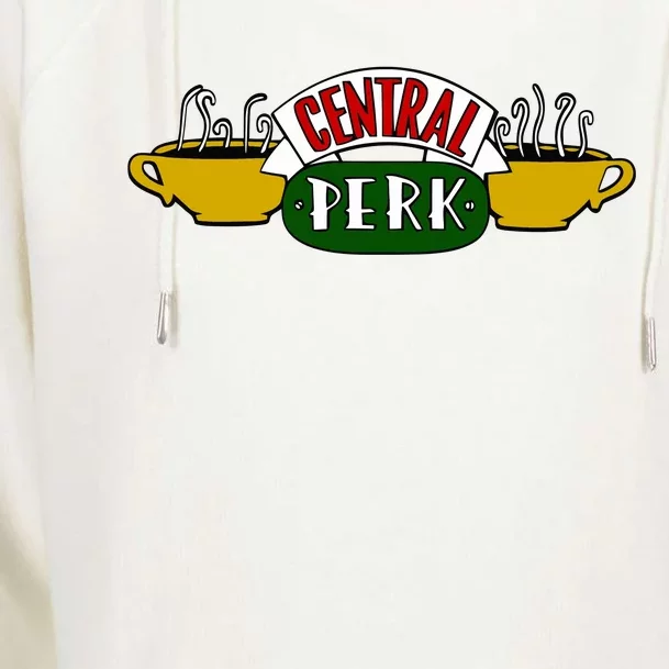 Central Perk Coffee Lover Womens Funnel Neck Pullover Hood