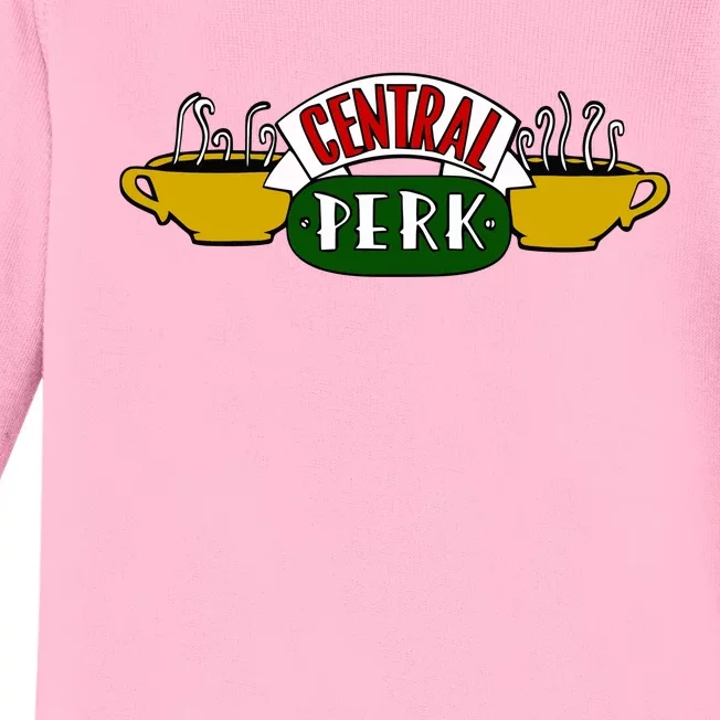 Central Perk Coffee Lover Baby Long Sleeve Bodysuit