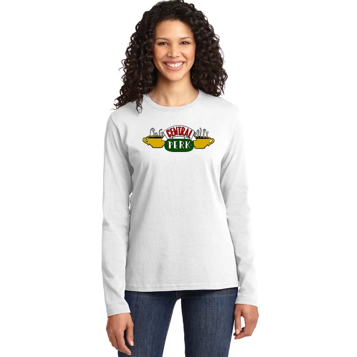 Central Perk Coffee Lover Ladies Long Sleeve Shirt