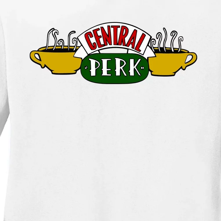 Central Perk Coffee Lover Ladies Long Sleeve Shirt