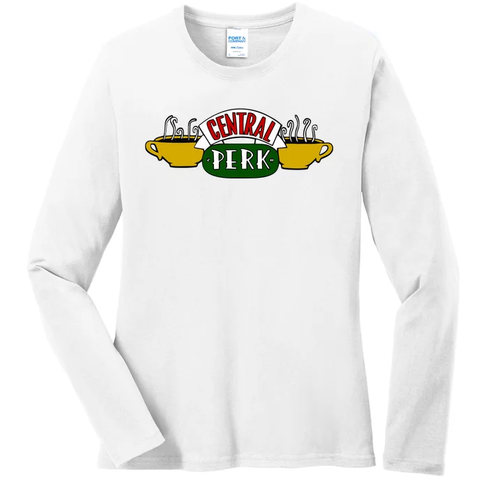 Central Perk Coffee Lover Ladies Long Sleeve Shirt