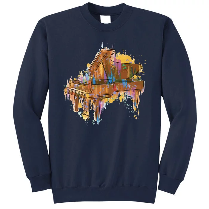 Colorful Piano Tall Sweatshirt