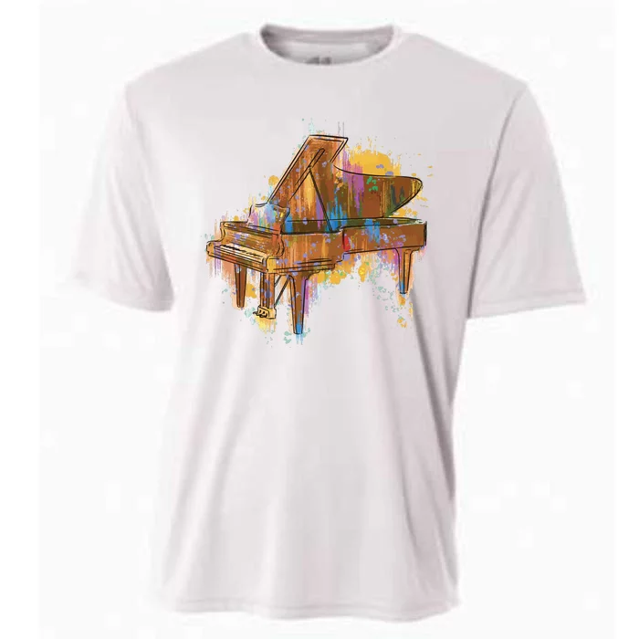 Colorful Piano Cooling Performance Crew T-Shirt