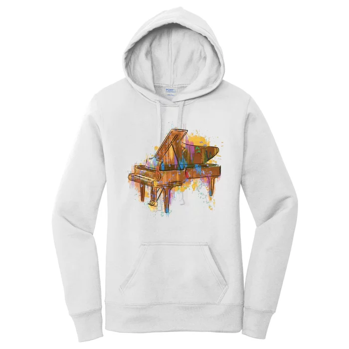 Colorful Piano Women's Pullover Hoodie