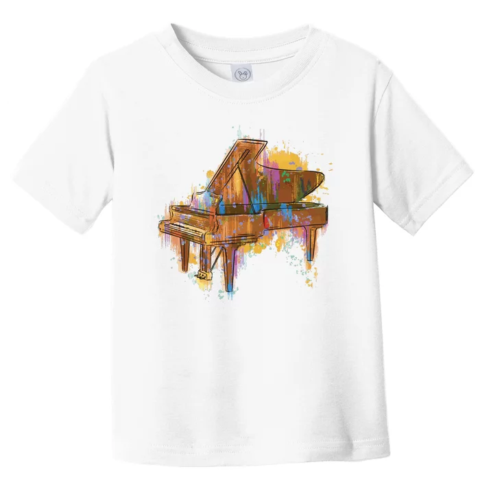 Colorful Piano Toddler T-Shirt