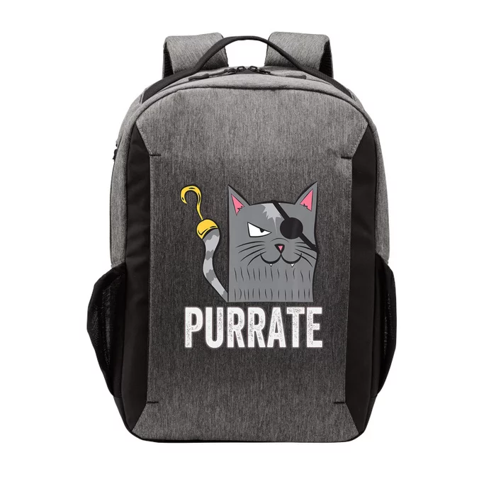 Cat Pirate Cats Halloween Cat Lover Gift Vector Backpack