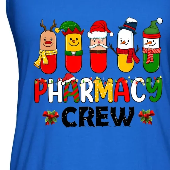 Christmas Pharmacy Crew Matching Team Matching Family Ladies Essential Flowy Tank