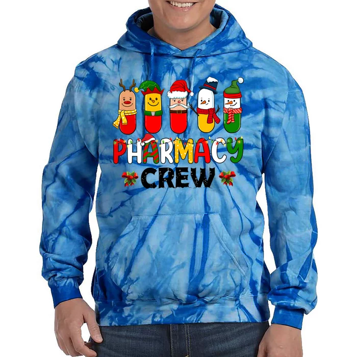 Christmas Pharmacy Crew Matching Team Matching Family Tie Dye Hoodie