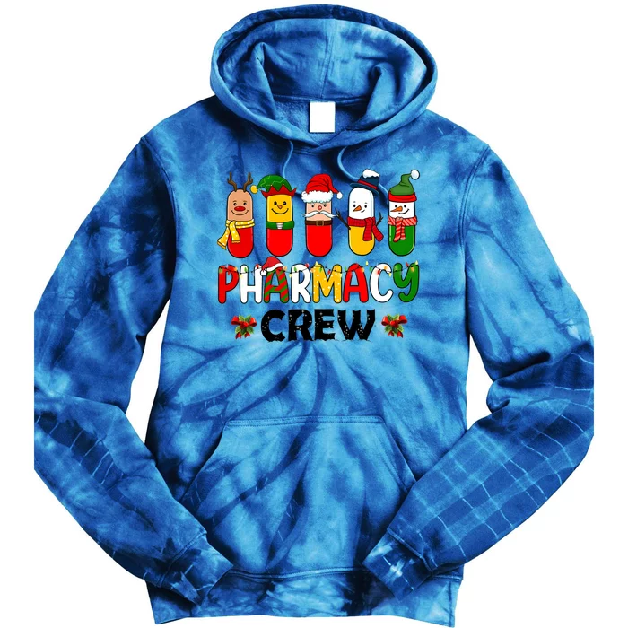 Christmas Pharmacy Crew Matching Team Matching Family Tie Dye Hoodie