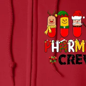 Christmas Pharmacy Crew Matching Team Matching Family Full Zip Hoodie