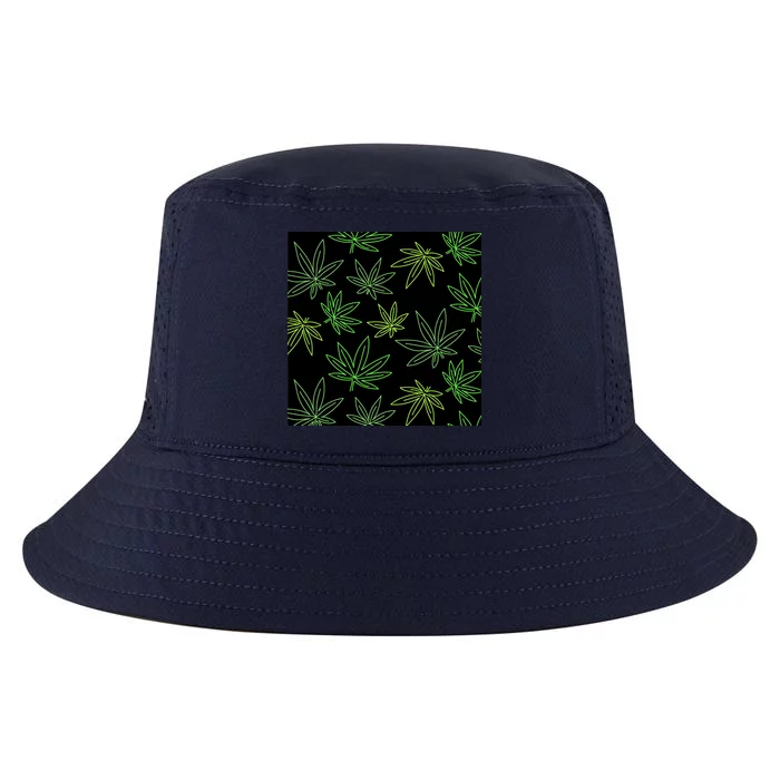 Cannabis Pattern Cool Comfort Performance Bucket Hat