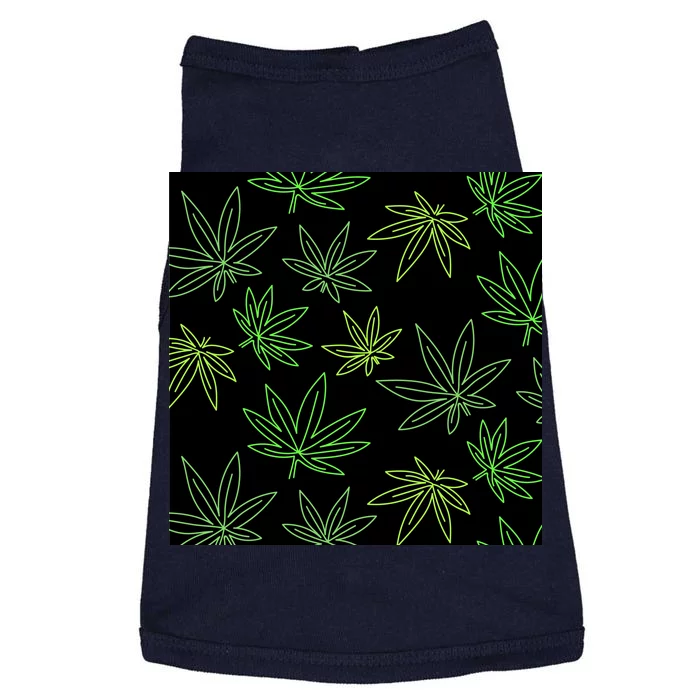 Cannabis Pattern Doggie Tank